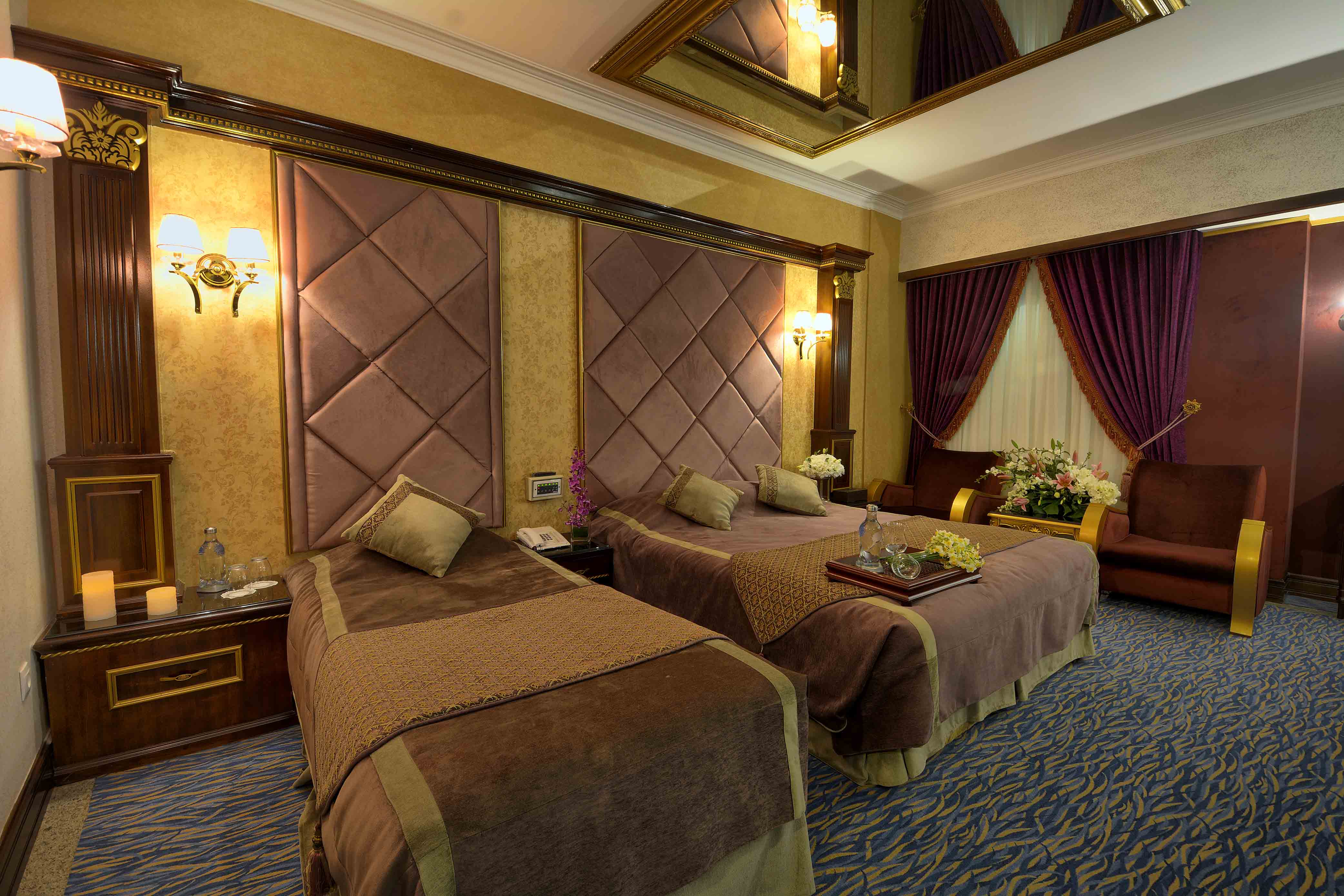 اتاق دو تخته دبل هتل بین المللی قصر مشهد